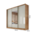 Guarda Roupa Casal com Espelho 3 Portas 6 Gavetas 100% MDF Arezzo Cumaru/Fendi - Novo Horizonte - loja online