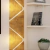 Estante Home Para TV 55 Polegadas com LED e Rodízios Lukaliam Cross Off White/Amêndoa - comprar online