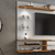 Painel Para Tv 60 Polegadas Notável NT1115 Off White/Freijo - comprar online