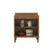 Balcão de Cozinha com Tampo, Firenze 80cm - Demobile - Amêndoa/Branco - comprar online