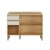 Balcão de Cozinha com Tampo 3 Portas 2 Gavetas em MDF Ronipa Chardonnay Amendoa/Off White - comprar online