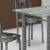 Mesa de Aço Martelado Bianca 010 com 4 cadeiras, Tampo Granito - Soma - comprar online