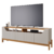 Rack para Sala TV até 65 Polegadas Moema em MDF Off White/ Nature - Permobili na internet
