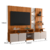 Imagem do Estante Home TV de até 55 Polegadas com LED Cross cor Frisado Jequitiba/Off White