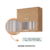 Armário Aéreo Bella 80cm 2 Portas Basculantes, 1 com Vidro, Off White/Freijó - MGM na internet