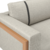 Sofá 4 Lugares Lin 230 Linho Areia - Pereira Móveis - comprar online