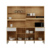 Armário de Cozinha Kit Ronipa MDF Concord 8 Portas 2 Gavetas Amêndoa/Branco - comprar online