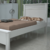 Cama Solteiro Plus em MDF Branco - Bom Pastor - comprar online