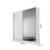 Guarda Roupa Casal com Espelho 2 Portas 3 Gavetas 100% MDF Virtus Branco - Novo Horizonte - loja online
