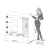 Cômoda Dubai Plus com Sapateira Cinamomo/Off White - Imop - loja online