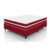Cama Box Casal (Colchão + Base) Zeus 138x188 Molas Ensacadas Vermelho Bacceto na internet