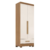Guarda-Roupa Solteiro 2 Portas Rodial Smart Plus Cinamomo/Off White