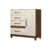 Cômoda para Quarto Com 4 Gavetas 1 Porta Moval Vênus Castanho/Off white na internet