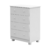Cômoda para Quarto Infantil em MDF 4 Gavetas Peroba Junior Branco - comprar online