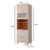Paneleiro de Cozinha Bella 1 Forno c/1 Gaveta e 3 Portas Basculantes 70 cm Off White/Freijo - MGM - Tio Dai Móveis