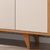 Buffet para Sala 4 Portas 2 Gavetas HB Móveis Melodia Off White/Cinamomo na internet