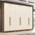 Guarda-roupa Casal Belori 6 Portas Nature/Off - Henn