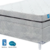 Conjunto Base E Colchão Casal Fit 33 138x188x55cm Sonos Colchões Cinza/Branco na internet