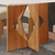 Conjunto Mesa Milão 120X80 com Vidro e 4 Cadeiras Londres Cinamomo/Off White - Cel Móveis na internet