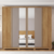 Guarda-Roupa Casal Com Espelho 6 Portas 4 Gavetas Apollo 2.7 Caemmun - Buriti/Fendi na internet