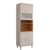 Paneleiro de Cozinha Bella 1 Forno c/1 Gaveta e 3 Portas Basculantes 70 cm Off White/Freijo - MGM