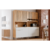 Armário de Cozinha Kit Ronipa MDF Concord 8 Portas 2 Gavetas Amêndoa/Off White na internet