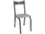 Conjunto Mesa com 4 Cadeiras para Cozinha 68cm Preto/Carvalho - Ciplafe - loja online