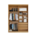 Guarda-Roupa Casal Com Espelho 2 Portas de Correr 100% MDF Veneza Naturall/Off White - Bianchi - comprar online