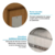 Imagem do Guarda-Roupa com Espelho Debora 4 Portas 100% MDF Cinamomo - ACP Móveis