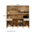Armário de Cozinha Kit Ronipa MDF Concord 8 Portas 2 Gavetas Amêndoa/Off White - loja online