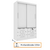 Guarda-Roupa Solteiro 2 Portas 6 Gavetas Tcil Móveis Chicago Branco - loja online