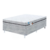 Conjunto Base E Colchão Casal Fit 33 138x188x55cm Sonos Colchões Cinza/Branco