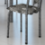 Mesa de Aço Martelado Bianca 010 com 4 cadeiras, Tampo Granito - Soma na internet