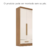 Guarda-Roupa Solteiro 2 Portas Rodial Smart Plus Cinamomo/Off White - loja online