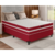 Cama Box Casal (Colchão + Base) Zeus 138x188 Molas Ensacadas Vermelho Bacceto