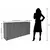 Buffet para Sala 4 Portas em MDF Lia Cimol Off White