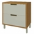 Balcão de Cozinha com Tampo Nesher 1 Porta 1 Gaveta Imperatriz 80cm Freijo / Off White