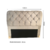 Cabeceira de Cama Box Casal 140cm Estofada Malu Adagio - Grafite - comprar online