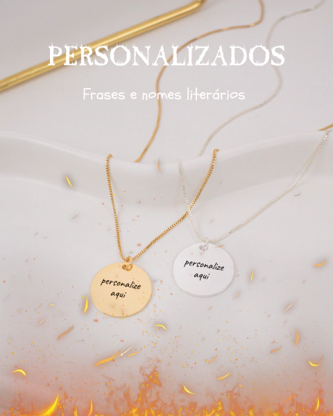 Colar Medalha Personalizado - comprar online