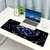 Mouse Pad Gamer Speed Deskpad Extra Grande Profissional com Borda Costurada - Abstrato Azul