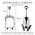Imagem do Kit Escolar com Mochila com Carrinho + Lancheira + Estojo Plus - Panda Lacinho