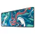 Mouse Pad Gamer Speed Extra Grande Abstrato Premium Verde - Borda Costurada Perfeito para Jogar - Criarte Presentes
