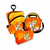 Kit Escolar com Mochila com Carrinho + Lancheira + Estojo Plus - Sonic Tails - comprar online