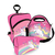Kit Escolar com Mochila com Carrinho + Lancheira + Estojo Plus - Unicórnio Rosa - comprar online