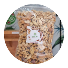 Mix sin pasas (almendras, nueces, mani y castañas)