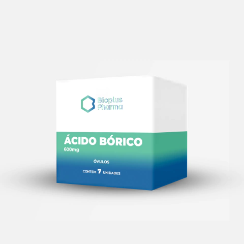 Ácido Bórico 600 mg -07 unidades
