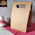 10 Alças para caixas 12bri / 24brig / 20brig / 6brownie - lisa- 17x30cm - Kraft - comprar online