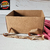 10 Caixas Cesta com Alça - Kraft - Tampa Visor - GLPbox