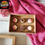 10 Caixas com berço para 06 brigadeiros - Kraft- Altura 5cm - Visor transparente - comprar online