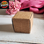 10 Caixas com berço para 1 brigadeiros - Kraft - altura 5cm - GLPbox